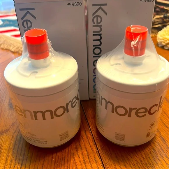 NWT⭐️KENMORE Lot of 2 PREMIUM Refrigerator FILTERS #46 9890 BRAND NEW in BOX!⭐️ - Picture 2 of 10